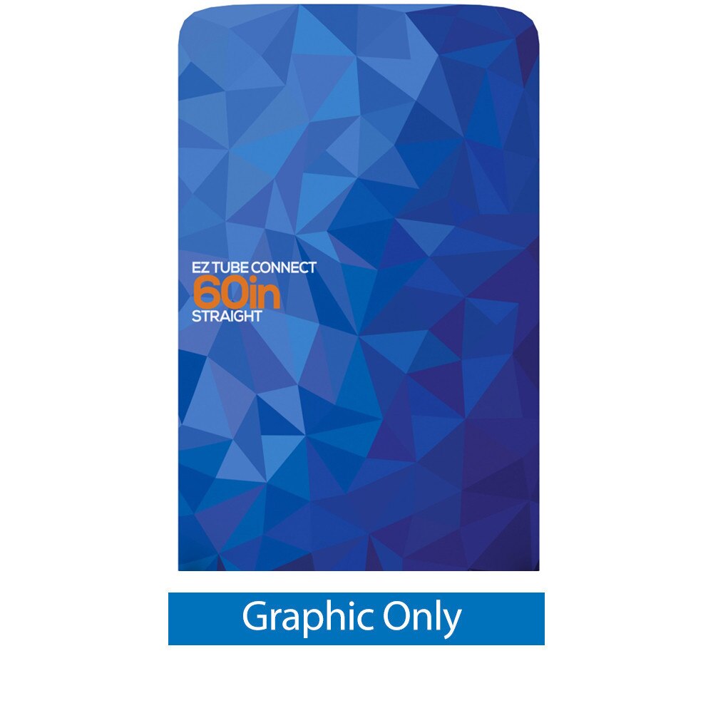 5ft EZ Tube Connect Non Backlit Single Frame — Double Sided Graphic Only